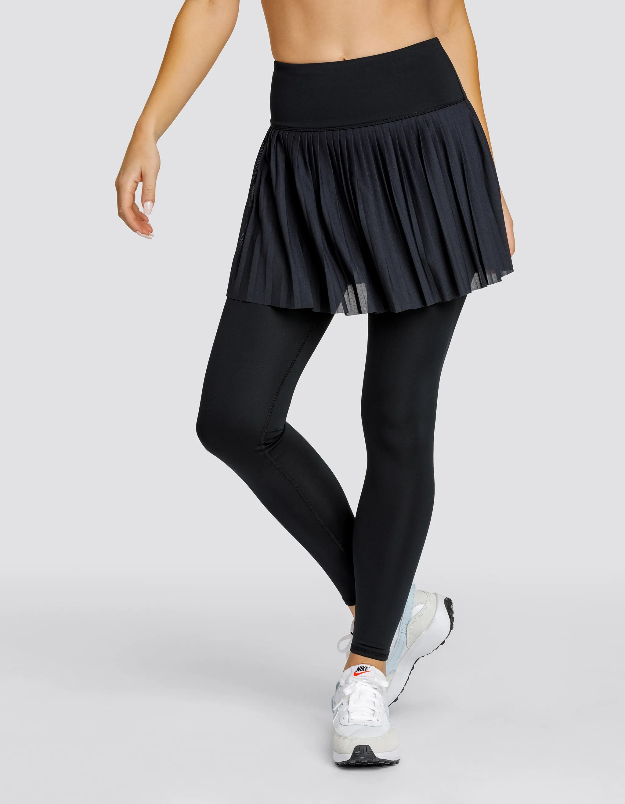 ALLEGRO HI-RISE SKIRTED LEGGING - ONYX