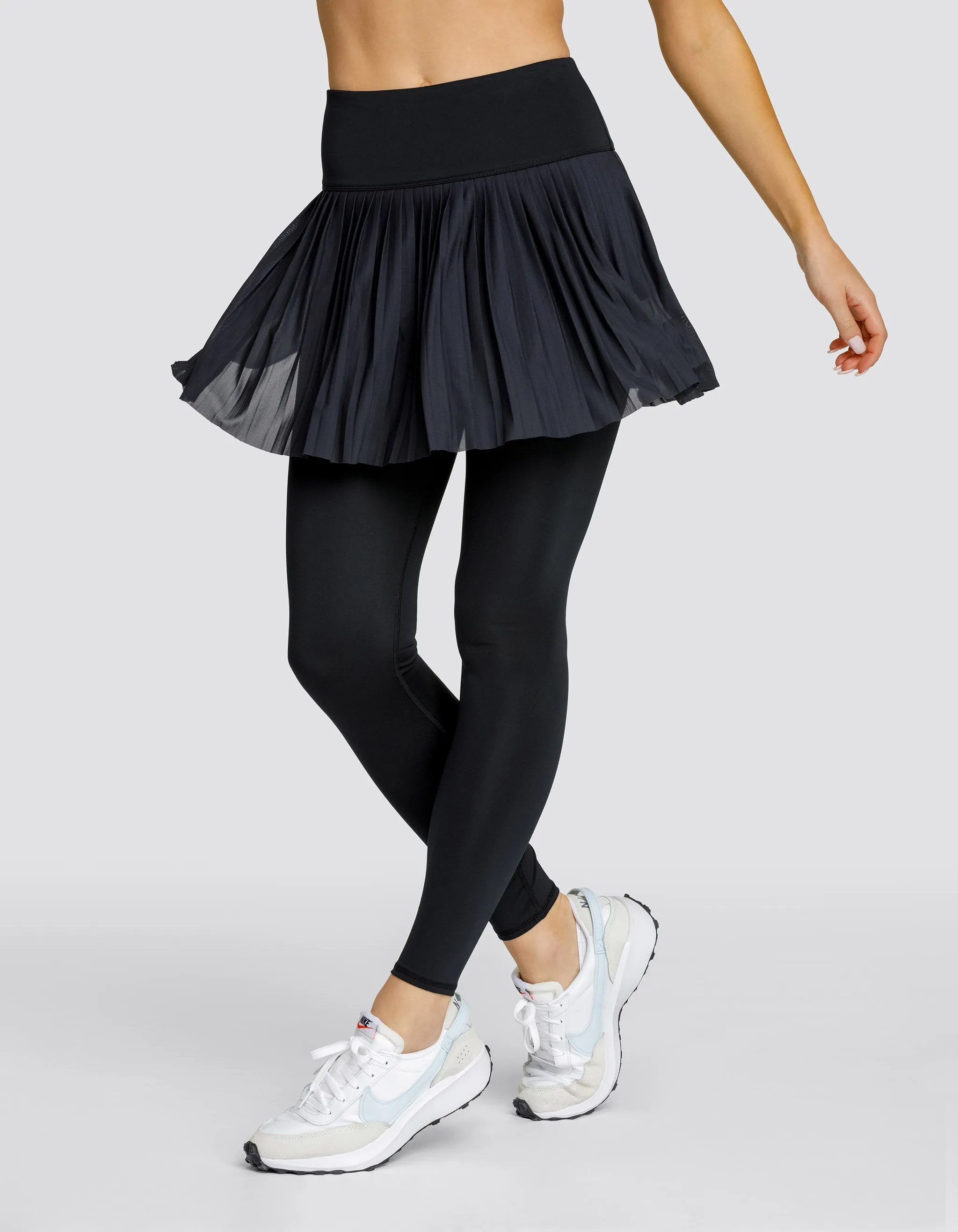 ALLEGRO HI-RISE SKIRTED LEGGING - ONYX