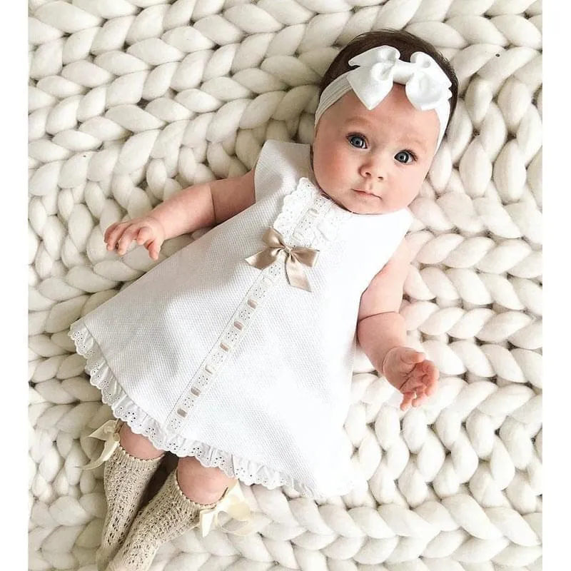 Baby Girl's Sleeveless Bow Skirt - GlamzLife