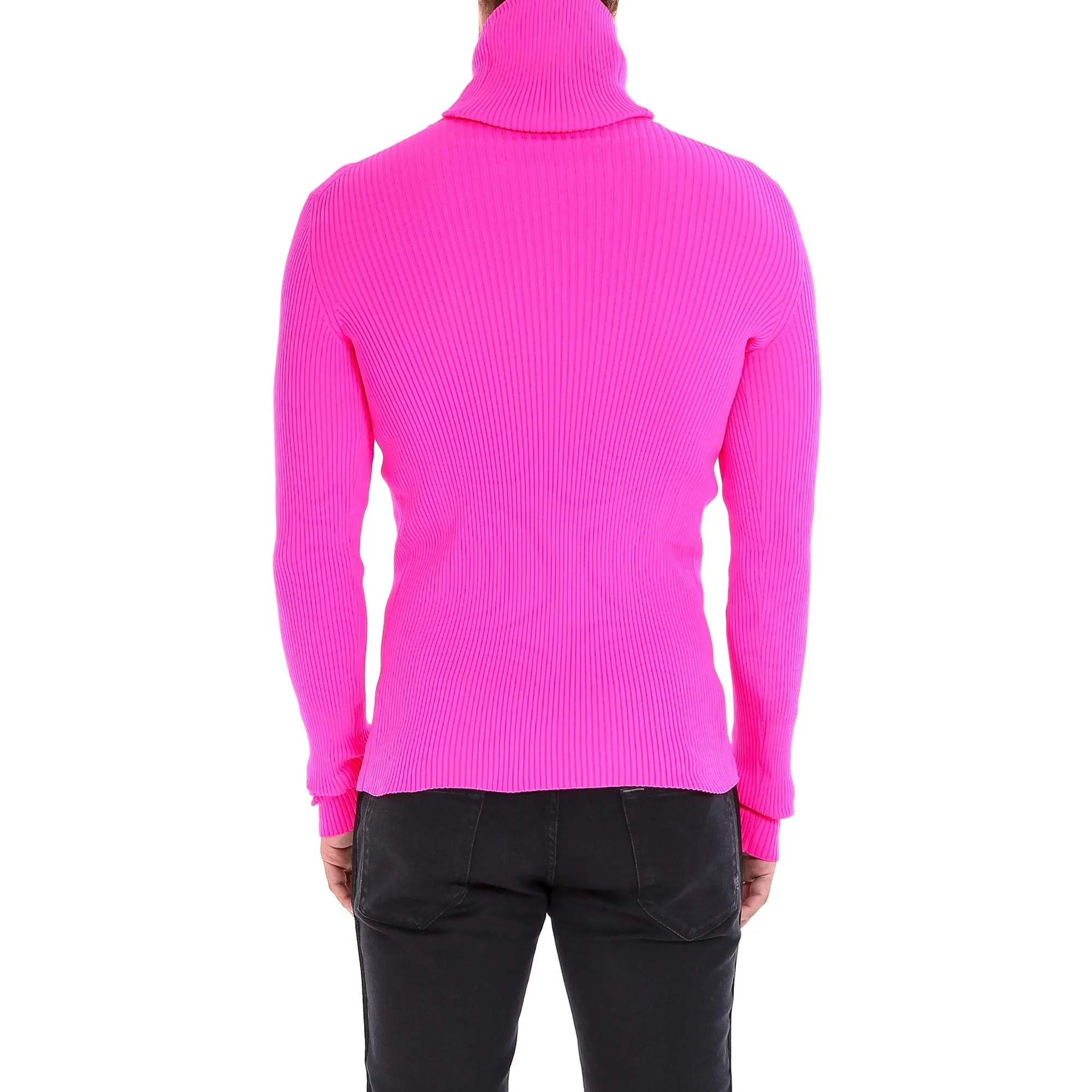 Balenciaga Turtleneck Ribbed Pullover