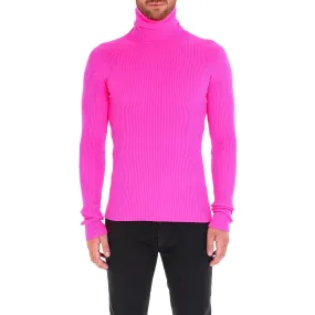 Balenciaga Turtleneck Ribbed Pullover