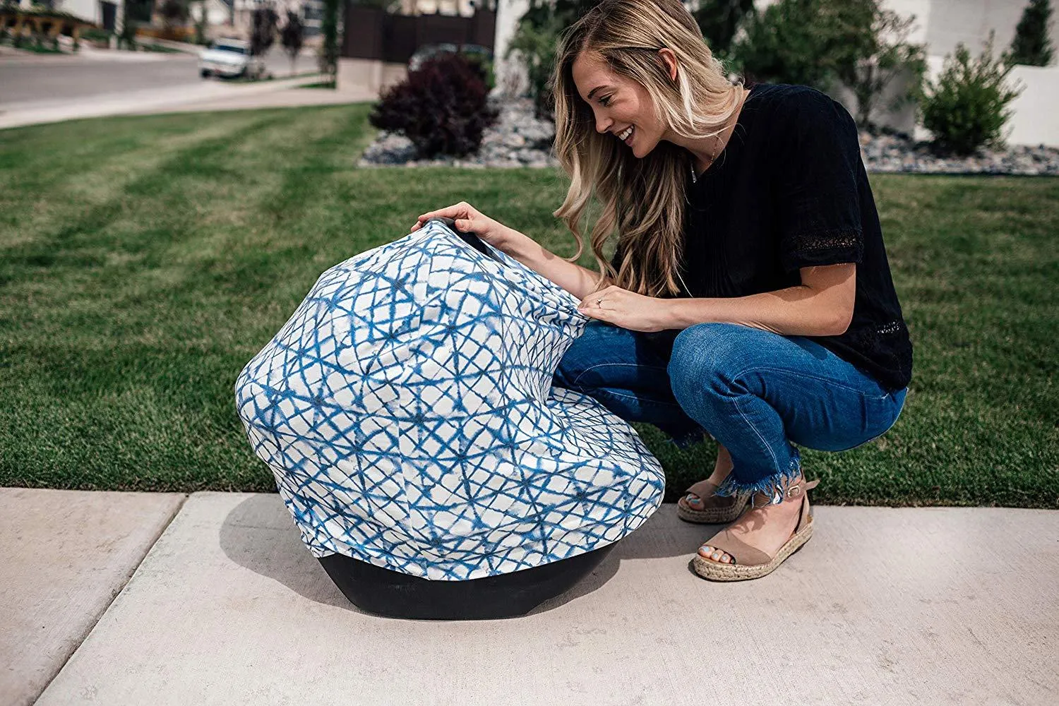 Copper Pearl Multi-Use Cover | Indigo