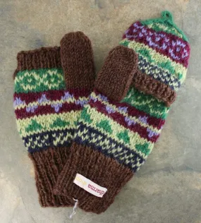 Himalayan Convertable Wool Mittens