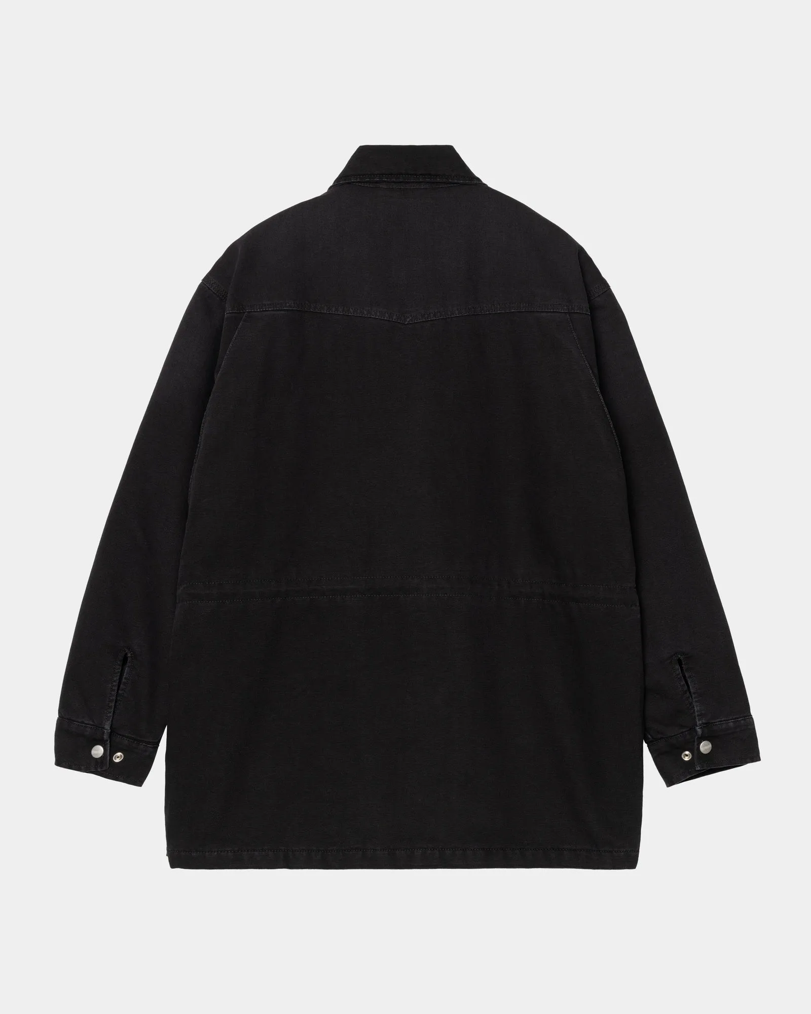 OG Santa Fe Coat | Black / Black (stone canvas)