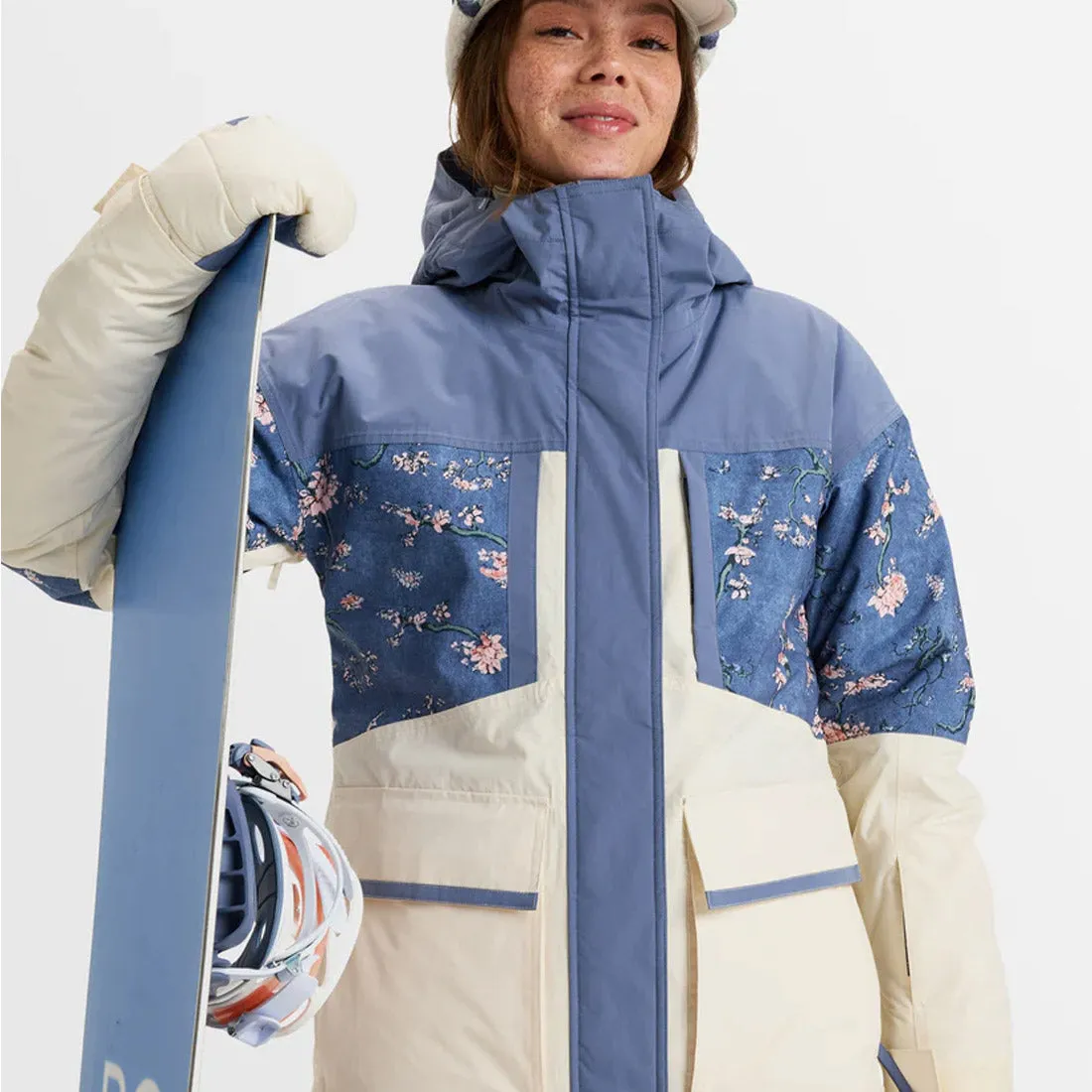 ROXY Women's Chloe Kim Parka Jacket 2025 - Wild Wind Chloe Blossom