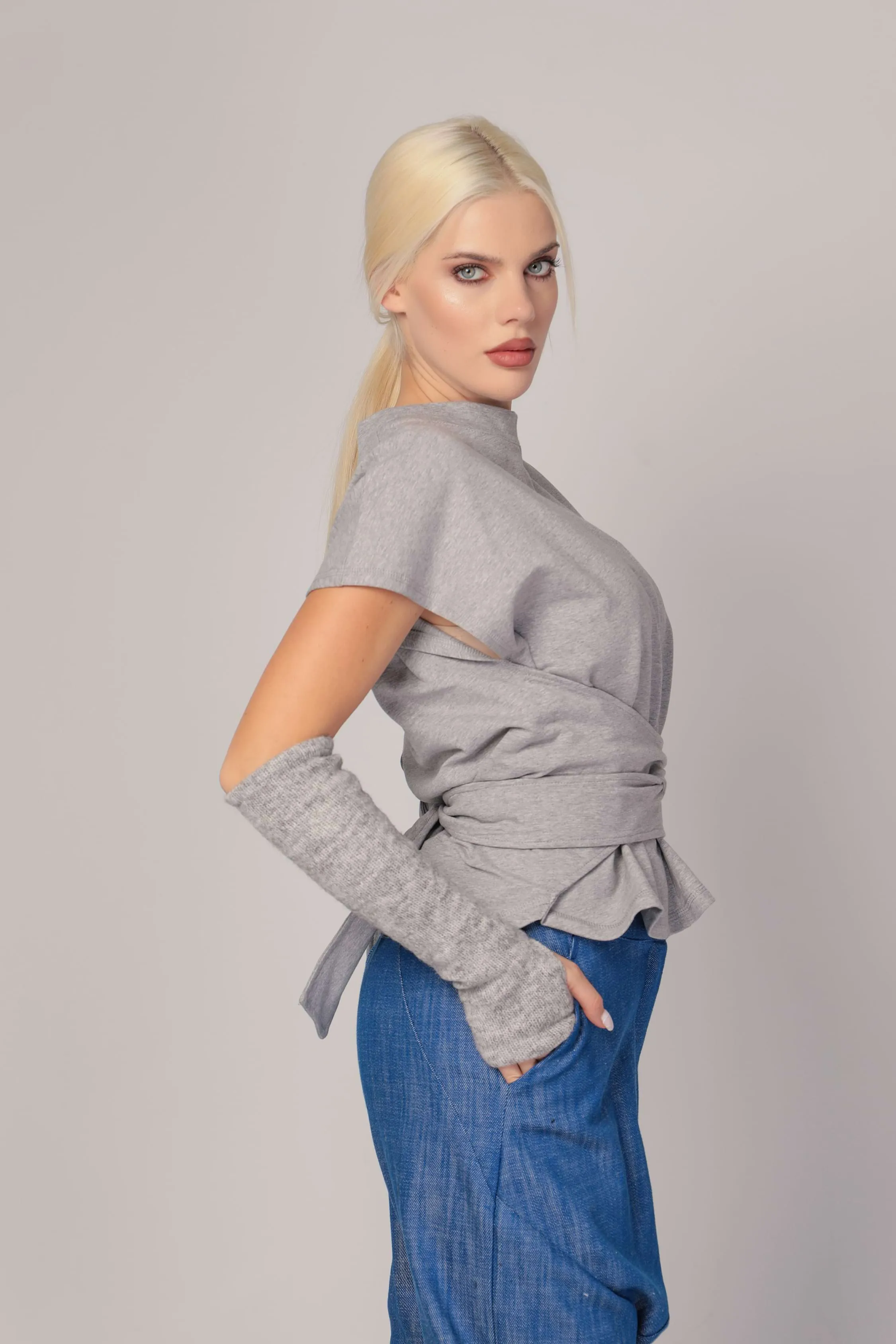 SIER - Long fingerless gloves
