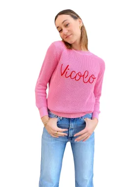Vicolo pink pullover